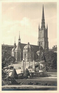 Sweden Stockholm Riddarholmskyrkan Vintage RPPC B56 - Picture 1 of 2