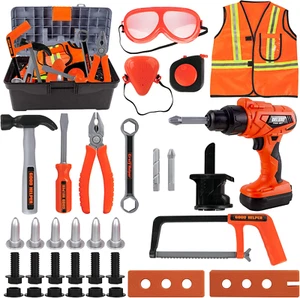 Kids Tool Set Toys for 3 4 5 Year Old Boys Gifts 36PCS Pretend Play Toddler - Picture 1 of 12