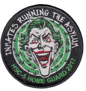 HSC-5 NIGHTDIPPERS INMATES RUNNING THE ASYLUM SHOULDER PATCH - Picture 1 of 1