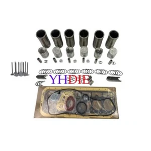 New 6D95 Engine Overhaul Rebuild Kit With Valves For Komatsu PC200-5 Excavator - Picture 1 of 4