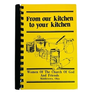 Vintage Kochbuch Von unserer Küche in Ihre Küche Frauen der Kirche Gottes Middletown - Bild 1 von 9