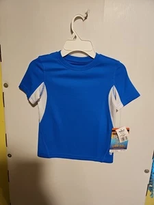 NWT Swim Top ZeroXposur Boys Size Medium 5/6 Blue UPF 50+  - Picture 1 of 7
