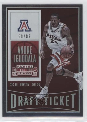 2015-16 Panini Contenders Draft Picks Draft Ticket /99 Andre Iguodala #6 - Image 1 of 2