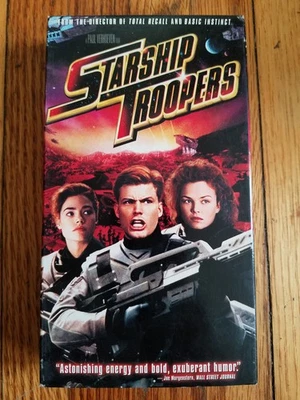 Starship Troopers VHS Movie VCR Video Tape Dian Meyers Denise Richards - Image 1 of 3