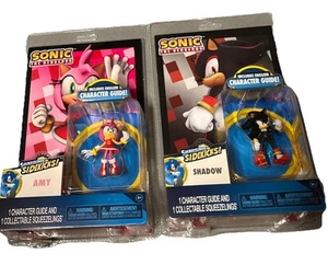 Sonic the Hedgehog Squeezelings Sidekicks Ombra e Figura con Guida Personaggi - Foto 1 di 3