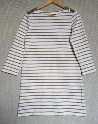 Veronica Beard Ruta Striped Shift Dress Womens Small Long Sleeve Cotton  - Image 1 of 4