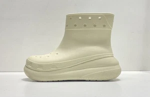 Crocs Men's Classic Rain Boot 208602 Beige EVA Pull-On US Size 8 - Picture 1 of 7
