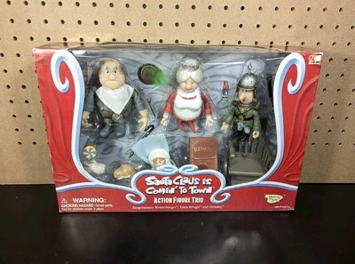 Vintage 2004 Santa Clause Is Comin' to Town Action Figure Trio Box Set