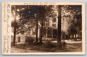 Hotel Maryland Highfield Maryland MD Cascade c1910 foto real RPPC - Imagen 1 de 2