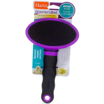 Paquete de 2 cepillos Hartz Groomer's Best Slicker para perros Foto 1 de 2