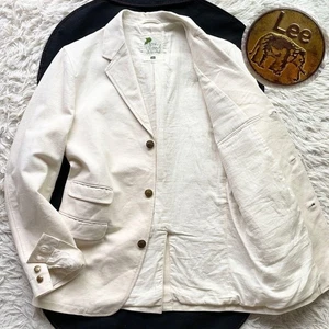 Lee UGANDA Organic Cotton Jacket, Off-White, Men's, Size S, made in Japan - Picture 1 of 8