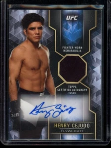 2017 Topps UFC Knockout Henry Cejudo /149 Relic Auto - Picture 1 of 2