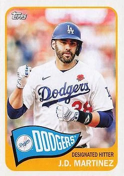 J.D. Martinez 2023 Topps Archives - #106 (1965) - Los Angeles Dodgers - Image 1 of 2