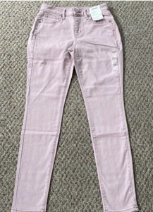 Nuevo con etiquetas Pantalones de mezclilla ajustados para mujer Sonoma cintura alta calce curvilíneo talla 4 largos - Imagen 1 de 4