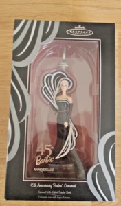 Barbie 45TH Anniversary Hallmark Ornament with Lighted Display Stand, Christmas - Picture 1 of 3