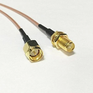 SMA female to SMA male plug pigtail cable RG178 15cm 6inch WIFI extension cable - Picture 1 of 1