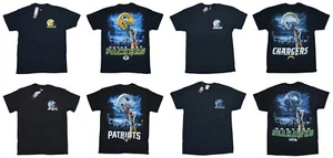 NFL Apparel Liquid Blue Sky Helmet Crew Neck Men's T-Shirt NWT Pick Team/Size - Picture 1 of 13