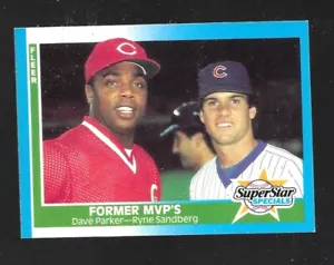 1987 Fleer ~ Ryne Sandberg | Dave Parker ~ Former MVP’s ~ 639 ~ Cubs | Reds - Picture 1 of 1