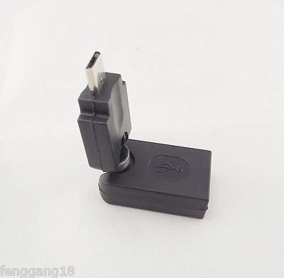 10x USB 2.0 A Female To Micro 5 Pin Male 360 Degree Rotation Angle Exten Adapter - Image 1 of 4