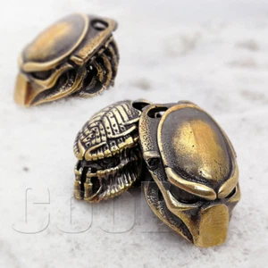 Paracord Bead Beads Charm for Bracelet Lanyard KeyChain PREDATOR HELMET + HEAD - Picture 1 of 11