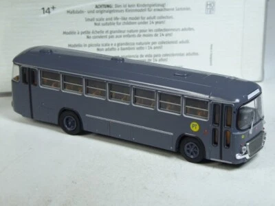 (KI-07-33) Brekina 59902 Fiat 306/3 Bus Interurbano Post PT grau in 1:87  in OVP - Bild 1 von 2