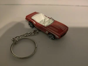 1969 Camaro Red With White Stripes Down The Side Each And Keyring Brand New Rare - Picture 1 of 2