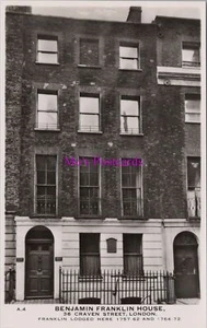 London Postcard - Benjamin Franklin House, 36 Craven Street RS38492 - Picture 1 of 2