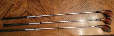 De colección Northwestern Wood Driver Gold Club # 1, 3, 4 conductores.  Foto 1 de 4