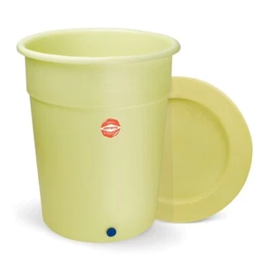 DRYWITE 25 Gallon yellow Polythene Chip Bin CHIP barrel Fish & Chip Shops Cafe