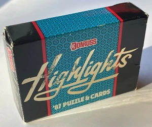 1987 Donruss Highlights Baseball Trading Card Set - Vintage Original Box Opened - Picture 1 of 9