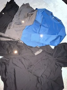 LOT 5 All In Motion LongSleeves Thumb Holes M 8/10, 1 Hoodie 4 Tee T-Shirts Boys - Picture 1 of 15