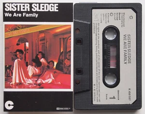 SISTER SLEDGE - WE ARE FAMILY (COTILLION 450587) 1980s EUROPE CASSETTE REISSUE - Picture 1 of 3