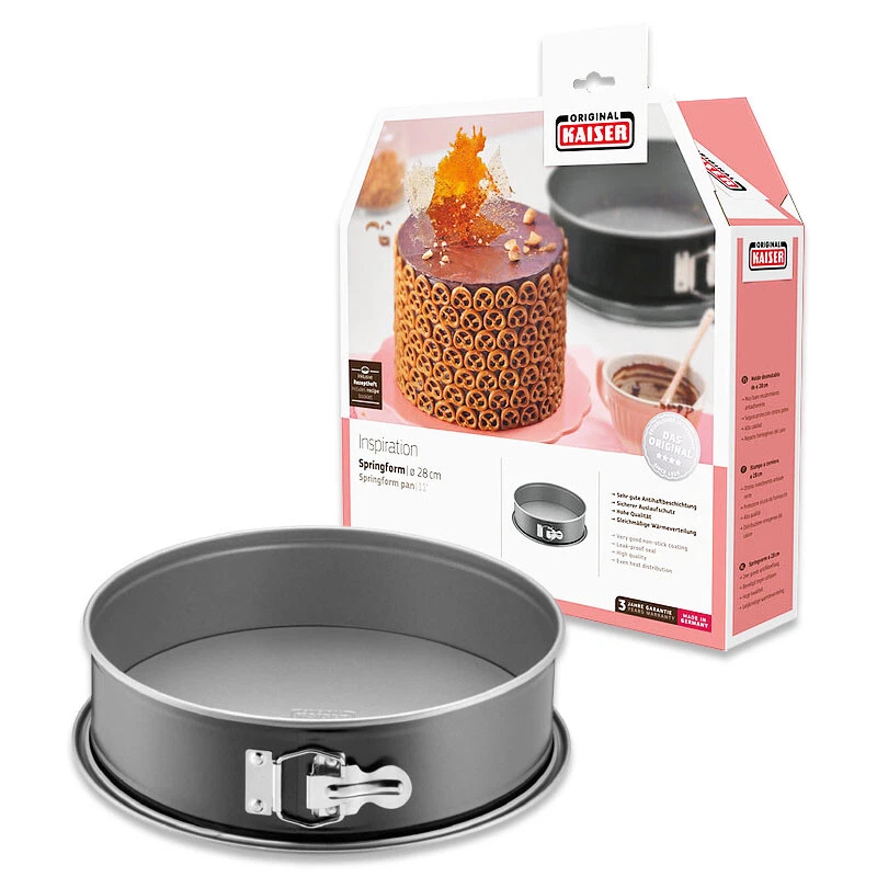 KAISER Springform Flachboden 28cm Kuchen Back Form Antihaft Beschichtung rund - Bild 1 von 4