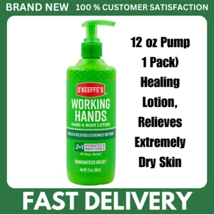 O'Keeffe's Working Hands Lotion 12oz Hydrates Dry Skin Hand and Body Care - Picture 1 of 10