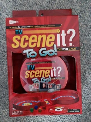 "TV Scene It? To Go!" - Travel DVD and magnetic game board w/box 2008 - Image 1 of 2