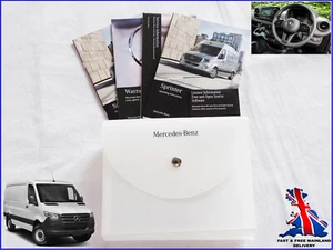 GENUINE MERCEDES SPRINTER W907 W910 OWNERS MANUAL HANDBOOK PACK WALLET 2018-2023 - Picture 1 of 7