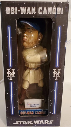 NY Mets Robinson Cano Obi-Wan Canobi Star Wars Bobblehead SGA New & Unopened Cover