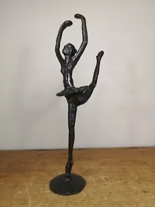 Bronze Effect? Ballerina Figurine, Sculpture 27.5cm Tall - Picture 1 of 12
