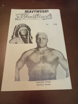 Mint Wrestling program  1971 WWWF Monsoon NWA Tarzan Tyler Graham ladies Moolah - Image 1 of 4
