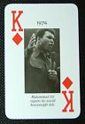 1 x playing card 1974 Muhammad Ali world heavyweight title King Diamonds Q2
