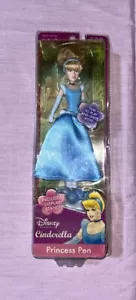 Disney Princess Pen ~ Cinderella Doll Pen ~ Medium Tip Blue Ink ~ Stand Included - Picture 1 of 5