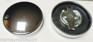 Harley Eaton Gas Caps 1955-1964 Late Style Short Profile Panhead FL FLH - Picture 1 of 8