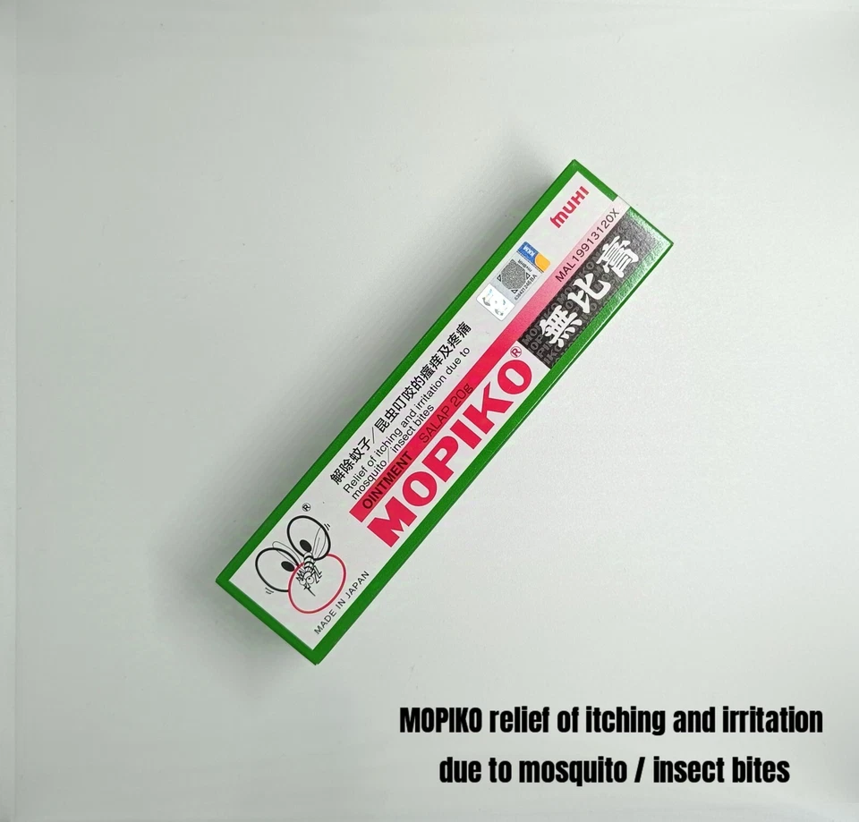 Mopiko Ointment 20g Mosquito bite / insect bite inchines Kids and Adults - Image 1 of 4