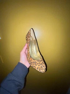 Womens Heels Cheetah Print BCBGirls suede - Picture 1 of 5