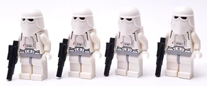 Lego Star Wars Original Imperial Snowtrooper 75014 Minifigure Lot x4 - Picture 1 of 4