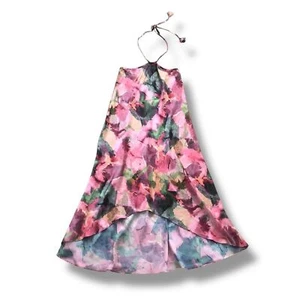 Misa Los Angeles Halters Dress Midi Length Watermelon Tourmaline NWT Size Large - Picture 1 of 4