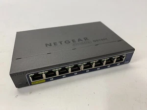 Netgear switch 8 port gigabit Smart Switch GS108Tv2 Managed Switch - Afbeelding 1 van 5