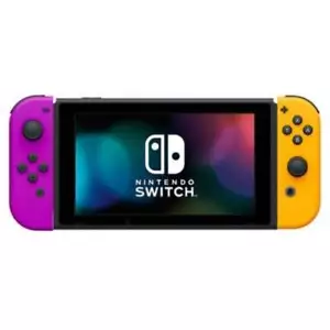 Nintendo Switch Konsole 32GB - Lila / Orange - Nur Display & Gerät zerkratzt - Bild 1 von 3