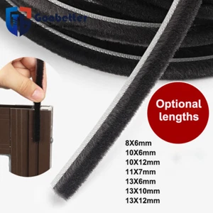 Brush Seal Door Seal Door Window Cabinet Door Brush Seal 8/10/11/13 mm - Picture 1 of 17