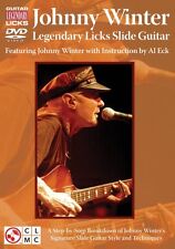 Johnny Winter Legendary Licks Slide Guitar Instructional Guitar  DVD 002501042